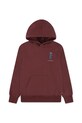 Levi's bluza dziecięca SADDLE MAN HOODIE z kapturem bordowy 9EN717