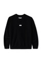 Calvin Klein Jeans bluza bawełniana dziecięca IB0IB02596.9BYA czarny AW25
