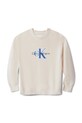 Дитячий бавовняний светр Calvin Klein Jeans IB0IB02598.9BYA бежевий AW25