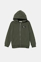 Calvin Klein Jeans hanorac de bumbac pentru copii imprimeu verde IB0IB02213.9BYA