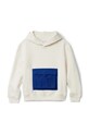 Дитяча кофта Calvin Klein Jeans з капюшоном бежевий IB0IB02566.9BYA
