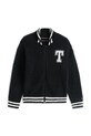 Детская кофта с примесью шерсти Tommy Hilfiger KB0KB09975.9BYA чёрный AW25
