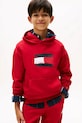 Tommy Hilfiger bluza dziecięca z kapturem czerwony KB0KB10112.104.122.9BYA