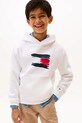Дитяча кофта Tommy Hilfiger з капюшоном білий KB0KB10112.128.176.9BYA