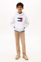 Дитяча кофта Tommy Hilfiger білий KB0KB10112.128.176.9BYA