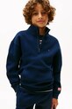 Детская хлопковая кофта Tommy Hilfiger хлопок тёмно-синий KB0KB10119.122.9BYA