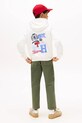 Детская хлопковая кофта Tommy Hilfiger KB0KB10177.128.176.9BYA белый