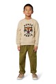 Kenzo Kids bluza bawełniana dziecięca aplikacja beżowy K61432.102.108