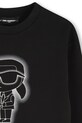 Παιδική μπλούζα Karl Lagerfeld μαύρο Z30637.86.108