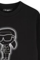 Παιδική μπλούζα Karl Lagerfeld μαύρο Z30637.162.174