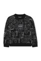 Karl Lagerfeld bluza dziecięca Z30642.162.174 czarny AW25