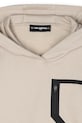 Karl Lagerfeld bluza bawełniana dziecięca beżowy Z30643.114.150