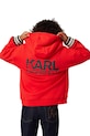 Karl Lagerfeld bluza bawełniana dziecięca nadruk czerwony Z30643.162.174