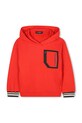 Karl Lagerfeld bluza bawełniana dziecięca Z30643.162.174 czerwony AW25