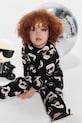 Karl Lagerfeld bluza bawełniana dziecięca wzorzyste czarny Z30666.86.108