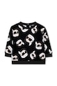 Karl Lagerfeld bluza bawełniana dziecięca Z30666.86.108 czarny AW25
