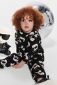 Karl Lagerfeld bluza bawełniana niemowlęca wzorzyste czarny Z30666.71.81