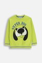 Coccodrillo bluza bawełniana dziecięca nadruk zielony ZC5143103ABK