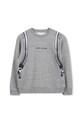 Παιδική βαμβακερή μπλούζα Marc Jacobs W60623.114.150 γκρί AW25