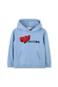 Marc Jacobs felpa in cotone bambino/a W60631 blu AW25