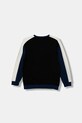Guess bluza bawełniana dziecięca L5BQ01.KAX74.9BYA granatowy AW25