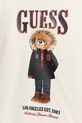 Мальчик Детская хлопковая кофта Guess L5BQ07.KAD74.9BYA бежевый
