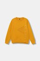 Guess bluza bawełniana dziecięca aplikacja żółty L5BQ08.KAD74.9BYA