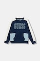 Дитяча бавовняна кофта Guess бавовна блакитний N5BQ01.KAX74.9BYA
