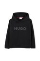 Παιδική μπλούζα HUGO στάμπα μαύρο G00446.114.150