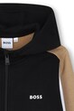 Chlapec Detská mikina BOSS J52322.114.150 čierna