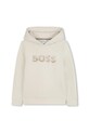 BOSS bluza dziecięca z kapturem beżowy J52355.162.174