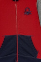 Fiú United Colors of Benetton gyerek melegítőfelső pamutból 3J68C501B.G.Season.9BYA piros
