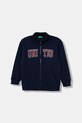 United Colors of Benetton bluza bawełniana dziecięca nadruk granatowy 3J70G5033.P.reproposed