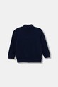 United Colors of Benetton bluza bawełniana dziecięca 3J70G5033.P.reproposed granatowy AW25