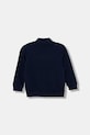 United Colors of Benetton hanorac de bumbac pentru copii 3J70G5033.P.reproposed bleumarin AW25