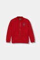 United Colors of Benetton bluza bawełniana dziecięca nadruk czerwony 3J70G503X.P.seasonal