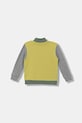 Dětská bavlněná mikina United Colors of Benetton 3J70G503X.P.seasonal zelená AW25