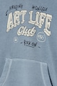 Хлопчик Дитяча бавовняна кофта United Colors of Benetton 3WITG2015.P.seasonal блакитний