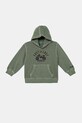 United Colors of Benetton hanorac de bumbac pentru copii print verde 3WITG2015.P.seasonal