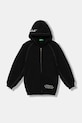 Detská bavlnená mikina United Colors of Benetton bavlna čierna 33NVC505A.G.seasonal