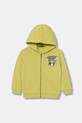 United Colors of Benetton bluza bawełniana dziecięca nadruk zielony 33NVG5041.P.seasonal