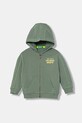 United Colors of Benetton bluza bawełniana dziecięca nadruk zielony 33NVG5041.P.seasonal