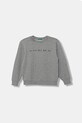 United Colors of Benetton bluza bawełniana dziecięca nadruk szary 3J68C10PZ.G.seasonal