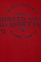 Αγορίστικα Παιδική βαμβακερή μπλούζα United Colors of Benetton 3J68C10PZ.G.seasonal κόκκινο