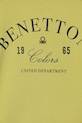 Момче Детски памучен суичър United Colors of Benetton 3J68C10PZ.G.seasonal зелен