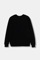 United Colors of Benetton hanorac de bumbac pentru copii 3J68C10PZ.G.seasonal negru AW25