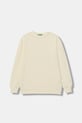 Dječja pamučna dukserica United Colors of Benetton 3J68C10QK.G.seasonal bež AW25