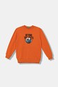 United Colors of Benetton bluza bawełniana dziecięca bawełna pomarańczowy 3J68C10QK.G.seasonal