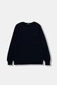 Дитяча бавовняна кофта United Colors of Benetton 3J68C10QK.G.seasonal темно-синій AW25