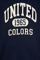 CHLAPEC Dětská bavlněná mikina United Colors of Benetton 3J68C203N.G.reproposed námořnická modř